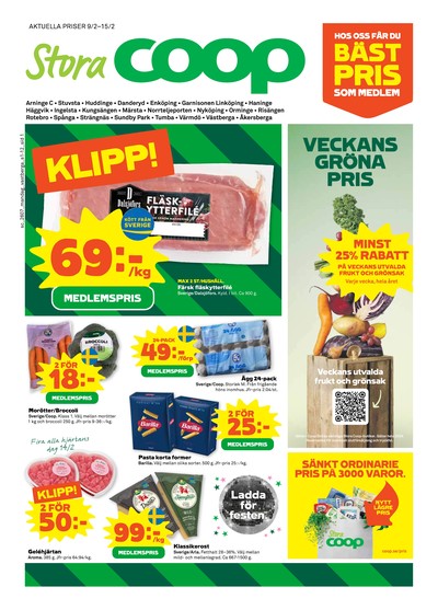 Stora Coop reklamblad. Giltig: 09/02/26 - 15/02/26