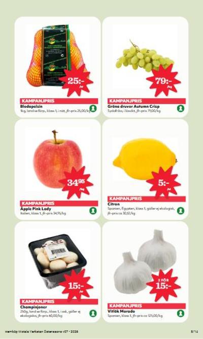 Hemköp reklamblad i vecka 7 sida 5