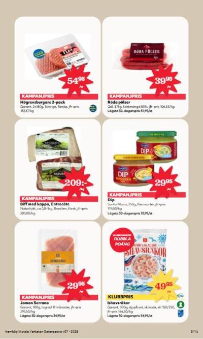 Hemköp reklamblad i vecka 7 sida 9