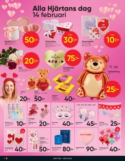 Dollarstore reklamblad i vecka 7 sida 2