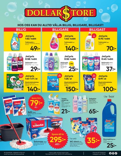 Dollarstore reklamblad i vecka 7 sida 8