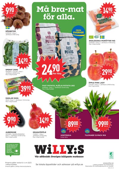 WILLY:S reklamblad i vecka 8 sida 8