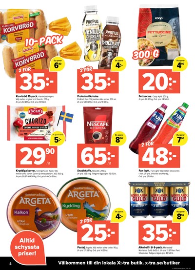 X:-tra reklamblad i vecka 8 sida 4