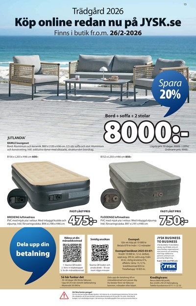 Jysk reklamblad i vecka 8 sida 16