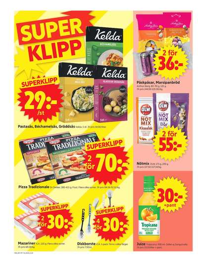 ICA Supermarket reklamblad i vecka 8 sida 2