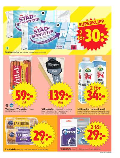 ICA Supermarket reklamblad i vecka 8 sida 9