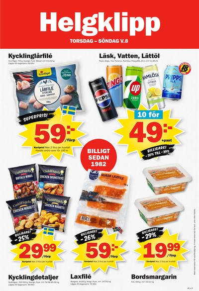 Pekås reklamblad i vecka 8 sida 8