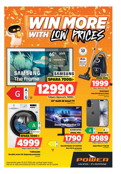 Power reklamblad i vecka 8 sida 1