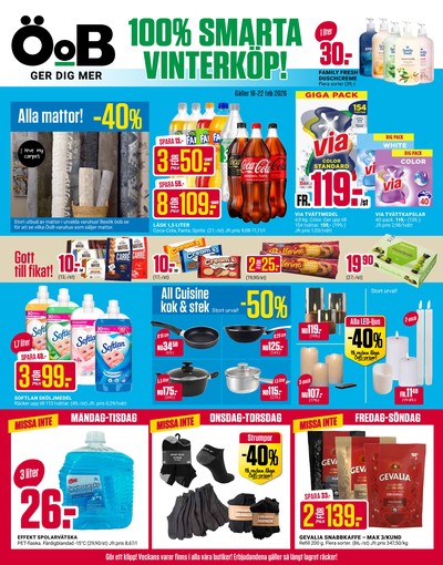 ÖoB reklamblad i vecka 8 sida 1