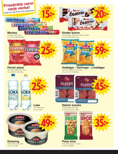 Matöppet reklamblad i vecka 8 sida 3