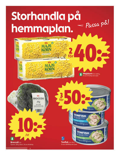 ICA Nära reklamblad i vecka 9 sida 8