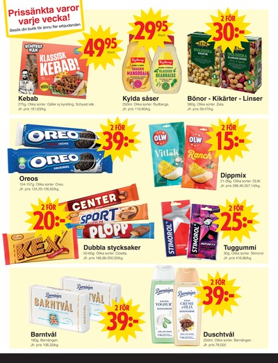 Matöppet reklamblad i vecka 9 sida 3